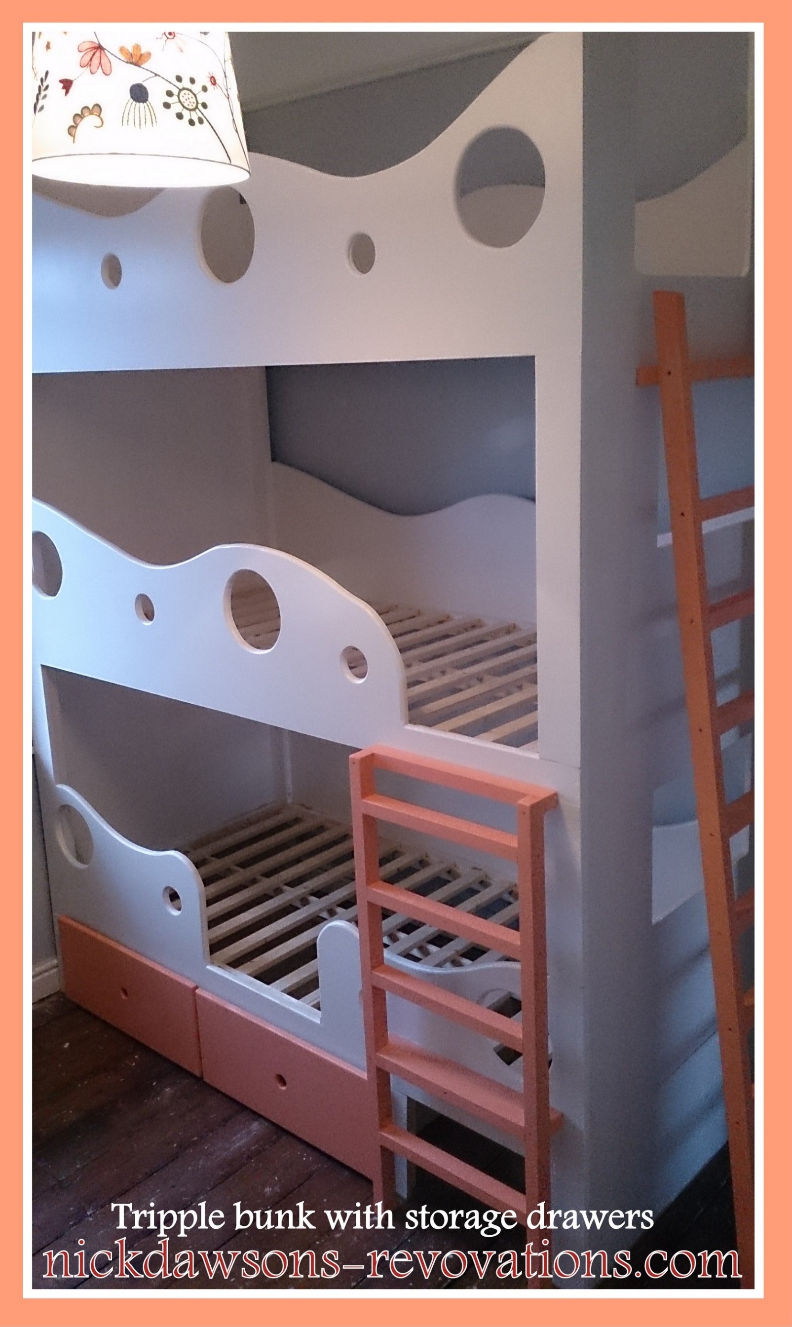 CHILDRENS STORAGE BEDS, BESPOKE CHILDRENS BEDS